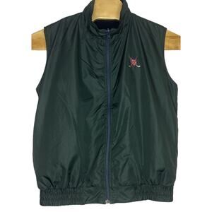 Polo Golf Ralph Lauren Men’s Large Vest Fleece Sweater Jacket Reversible